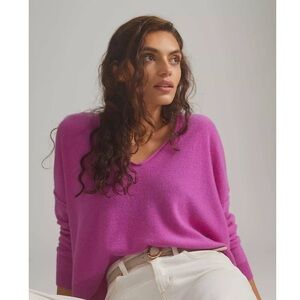 PILCRO Valani 100% Cashmere Sweater